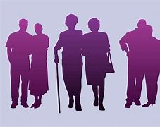 Image result for Elderly People Silhouette Clip Art