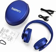 Image result for Tuinyo Headphones Silver Blue