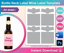 Image result for Beer Bottle Neck Label Template