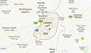 Image result for Lahore in India Map