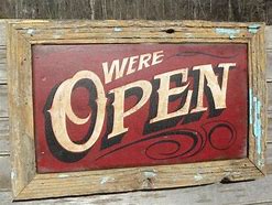 Image result for Antique Open Sign for Business