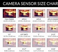 Image result for Camera Sensot Size Comparison