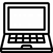 Image result for Cartoon Black White Icon Computer Lab