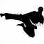 Image result for Karate Kick Silhouette Clip Art