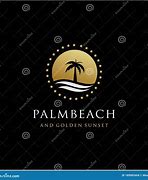 Image result for Sunset Palm Tree Logo