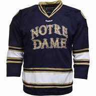 Image result for Notre Dame Hockey Jersey