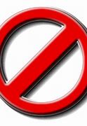 Image result for Not Allowed Icon