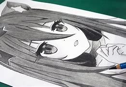 Image result for Anime Wolf Girl Pencil Drawing