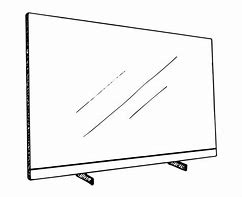 Image result for Flat Screen TV Drawing 3 Color