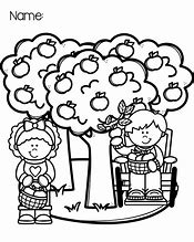 Image result for Apple-Picking Coloring Pages