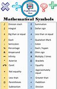 Image result for All Math Symbols and Meaning