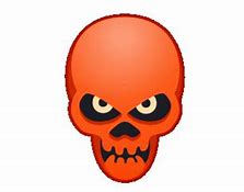 Image result for Half Skull Emoji