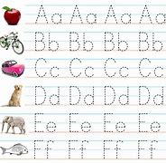 Image result for Letter Practice Worksheets Preschool