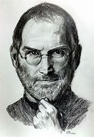 Image result for Drawing of Steve Job