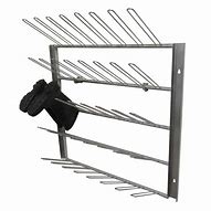 Image result for Metal Boot Rack Wall Mount