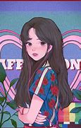 Image result for Aesthetic Cartoon Girl Wallpaper