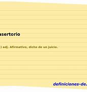 Image result for asertorio