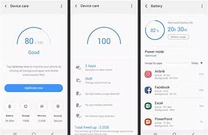 Image result for Samsung Device Care Stages