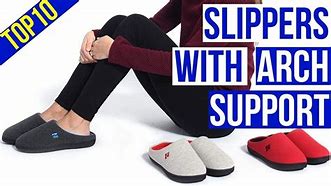Image result for Dearfoam Slippers with Arch Support
