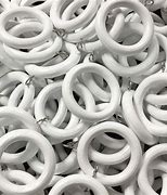 Image result for White Drapery Rings