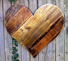 Image result for Hanging Wooden Hearts