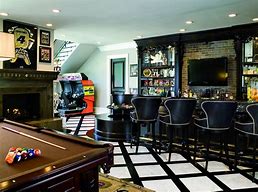 Image result for 85 Inch TV in Game Room