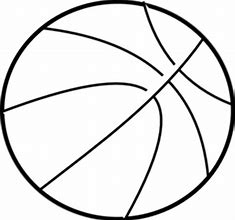 Image result for Basketball PNG Black and White