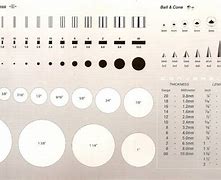 Image result for Printable Bead Size Chart mm