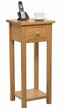Image result for Oak Telephone Stand