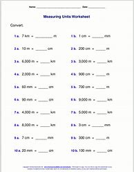 Image result for Metric English Conversions Worksheet