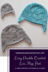 Image result for Crochet Hat with Ear Flaps Pattern