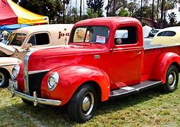 Image result for Old Red Ford Truck