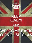 Image result for Welcome Back to English Class