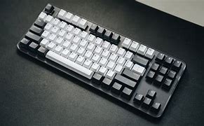 Image result for White On Black Mechanical Keyboard
