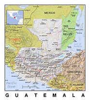 Image result for Guatemala Political Map