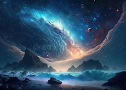 Image result for Galaxy Ocean Drawing