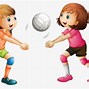 Image result for Cartoon Girl Playing Sports