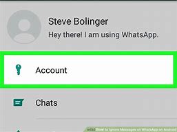 Image result for Ignore Message On Whats App