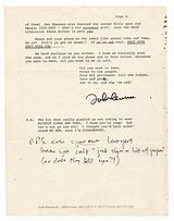 Image result for John Lennon Letter Paul McCartney