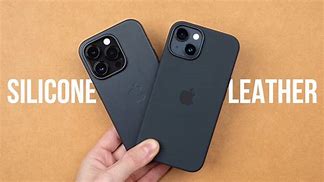 Image result for Apple Coque Silicone vs Cuir