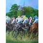 Image result for Horse Racing Paintings