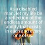 Image result for Quotes About Caring for Disabled