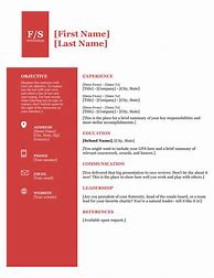 Image result for CV/Resume Template Microsoft Word