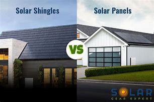 Image result for Solar Shingles vs Solar Panels