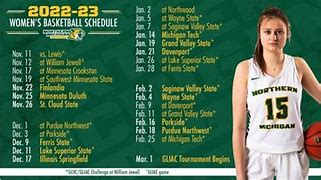 Image result for Marquette Basketball Schedule Printable