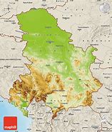 Image result for Topographical Map Serbia