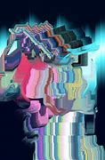 Image result for Colorful Glitch Art Print
