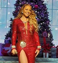 Image result for Mariah Carey Picture in Christmas Attire
