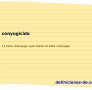 Image result for conyugicida