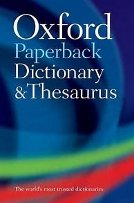 Image result for Oxford Thesaurus Dictionary